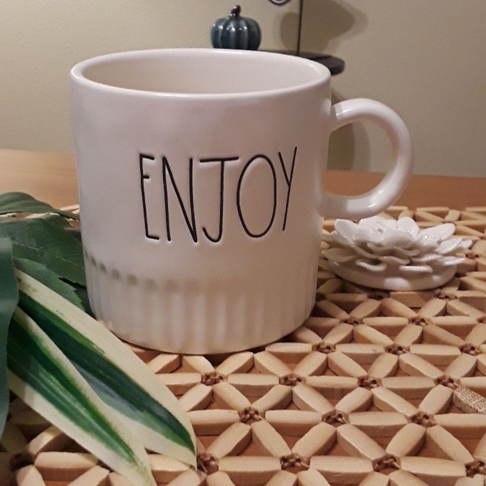 RAE DUNN COFFEE MUG COTTAGE CORE STYLE  NWOT